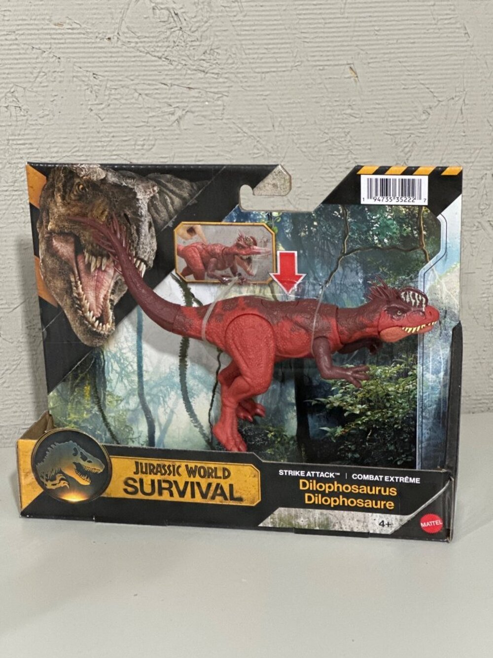 Jurassic World Survival Strike Attack Dilophosaurus Dinosaur